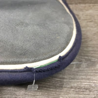 Memory Foam Half Pad, 1x piping *gc, mnr hair, dirt, unstitched, pills, rubs, faded, stains
