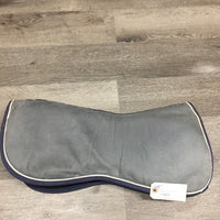 Memory Foam Half Pad, 1x piping *gc, mnr hair, dirt, unstitched, pills, rubs, faded, stains
