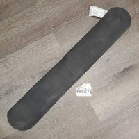 Nylon Web Cinch, Neoprene Velcro Liner, 2x D Rings *gc, hairy, clean & dirt/residue, edge dents, faded
