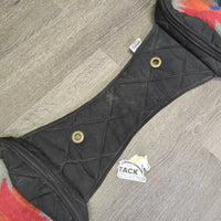 The Saddle Barn Padded Cordura & Wool Trail Bags *gc/fair, pulled off inner plastic lining, older, dirty, snags, rubs, hole
