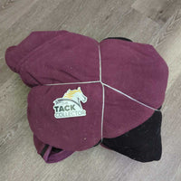 Fleece Cooler, Attached Neck, tail *gc, v.hairy, dirty, clumpy, snags, rip
