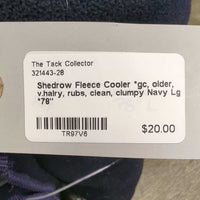 Fleece Cooler *gc, older, v.hairy, rubs, clean, clumpy
