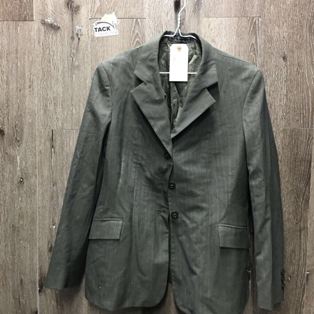 Show Jacket *gc, older, v.crinkled & loose lining, mnr snags, threads & pulled pit seams, mnr dirt