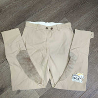 VINTAGE Breeches *gc/fair, older, v.rubbed & pilly mnr undone stitching, stiff knees, unglued velcro
