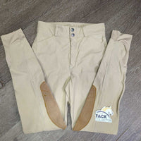 JUNIORS Euroseat Breeches *vgc/xc, seam puckers, rubs, mnr threads
