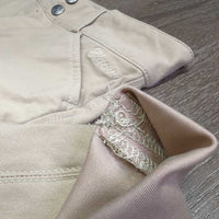 JUNIORS Euroseat Breeches *vgc/xc, seam puckers, rubs, mnr threads

