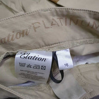 JUNIORS Euroseat Breeches *vgc/xc, seam puckers, rubs, mnr threads
