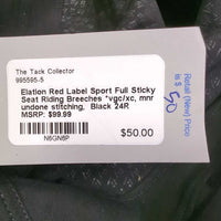 Full Sticky Seat Riding Breeches *vgc/xc, mnr undone stitching
