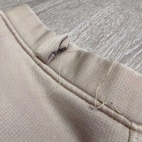JUNIORS Fleece Lined Winter Riding Tight Breeches, Pull On *gc, undone loop stitching, rubs, pills, threads
