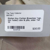 Hvy Cotton Breeches *vgc, mnr faded, rubs & pills, older
