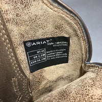 Square Toe Western Cowboy Boots *gc, clean, rubs, stains, scratches, scrapes, smell