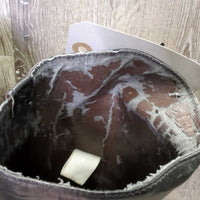 Dress Boots, Pull On, Brown Forms, Boot Pulls *fair, clean, PEELING, Broken Forms, dirt, scratches, rubs, scrapes, older, creases
