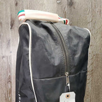 Dressage Boots, Tooled Leather Tops, Bling, Boot Bag, 2 air forms, extra zip & bling *vgc, clean & dirty, rubs
