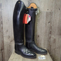 IVR "Rubin" Dressage Boots, Zips, Gold forms *vgc, clean, mnr scuffs, stains, scratches, sticky zips & snaps, older?
