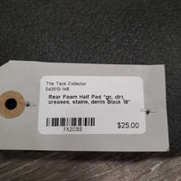 Rear Foam Half Pad *gc, dirt, creases, stains, dents
