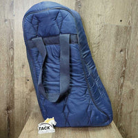 Padded Quilt Boot Bag, Zipper *gc/fair, older, dirty, hole, frays
