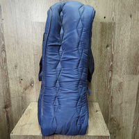 Padded Quilt Boot Bag, Zipper *gc/fair, older, dirty, hole, frays
