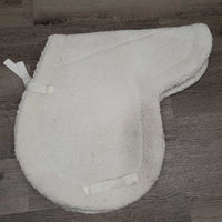 Fleece Fitted Hunter Pad *gc, clean, pills, mnr hair, clumpy, stains, rubs, dingy
