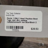 1 ONLY Hoof Poultice Boot *vgc, mnr dirt, residue, rubbed/smooth toe
