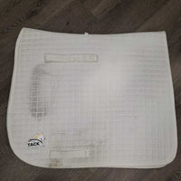 Quilt Dressage Pad *gc, clean, dingy, stains, mnr hair, pills, threads, unstitched, rubs
