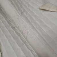 Quilt Dressage Pad *gc, clean, dingy, stains, mnr hair, pills, threads, unstitched, rubs
