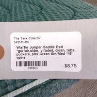 Waffle Jumper Saddle Pad *gc/fair,older, v.faded, clean, rubs, puckers, pills

