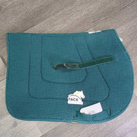 Waffle Jumper Saddle Pad *gc, rubs, clean, holey edges, faded, OLDER
