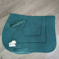 Waffle Jumper Saddle Pad *gc, rubs, clean, holey edges, faded, OLDER
