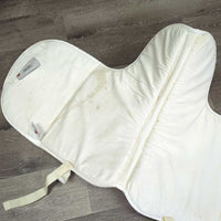 Foam Fitted Dressage Saddle Pad *gc/fair, v.stained, clean, dingy, puckers, older
