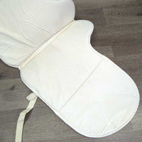 Foam Fitted Dressage Saddle Pad *gc/fair, v.stained, clean, dingy, puckers, older
