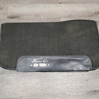 Fleece Lined Woven Top Western Saddle Pad *gc, dirty, hair, rubs, melted?, mnr clumpy