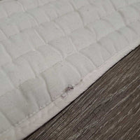 2 Thick Cotton Leg Quilts *gc, clean, dingy, unstitched seams, rubs, pills, puckers, older, stains
