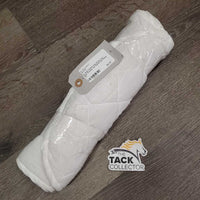 Pr Quilt Cotton Leg Wraps *gc, pills, threads, mnr stains, hair
