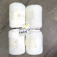 4 Fleece Polos *vgc, clean, mnr hair, stains & clumps
