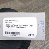 EQ3 Helmet Liner, bagc *new, bag
