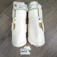 Closed Boots, fleece lined, veclro *gc, clean, hair, rubs, scrapes, stains, clumpy, older

