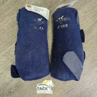 Closed Sports Boots, Velcro *gc/fair, torn & missing velcro, dirty, faded, hairy, undone stitching, older
