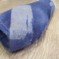 Closed Sports Boots, Velcro *gc/fair, torn & missing velcro, dirty, faded, hairy, undone stitching, older
