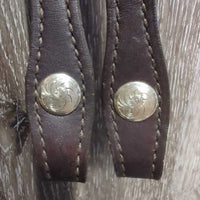 Wst Headstall, Browband Plate, Conchos *xc/like new, clean, mismatched Throatlatch

