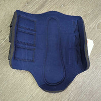 Pr Neoprene Closed Boots, velcro *gc, clean, edge rubs & pills, faded, older, rubs
