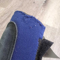 Pr Neoprene Closed Boots, velcro *gc, clean, edge rubs & pills, faded, older, rubs
