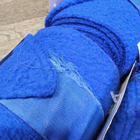 4 Fleece Polos *gc, older, clumpy, pilly, hairy, clean
