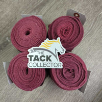 4 Stretchy Cotton Leg Wraps *vgc, faded, clean, older, mnr thread
