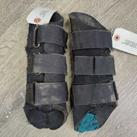 Closed Neoprene Boots, velcro *fair, threads, mnr rubs, repairs, rips, threads
