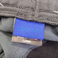 Full Seat Fleece Lined Winter Breeches, Pull On *gc, seam puckers, mnr hair & threads, cracking logo, older?
