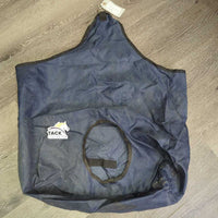 Soft Light Nylon Hay Bag *gc/fair, dirty, faded, stains
