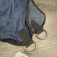 Soft Light Nylon Hay Bag *gc/fair, dirty, faded, stains
