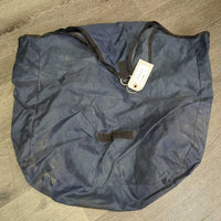 Soft Light Nylon Hay Bag *gc/fair, dirty, faded, stains
