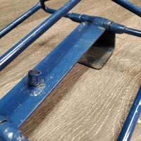 Stall Mount Metal Folding Saddle Rack *gc, rubs, peeled, scratches