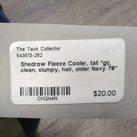 Fleece Cooler, tail *gc, clean, clumpy, hair, older
